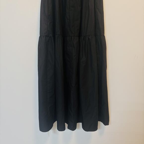 Commense Dress Womens Extra Small Black Maxi Tiered Spaghetti Open Back NEW - Picture 7 of 12